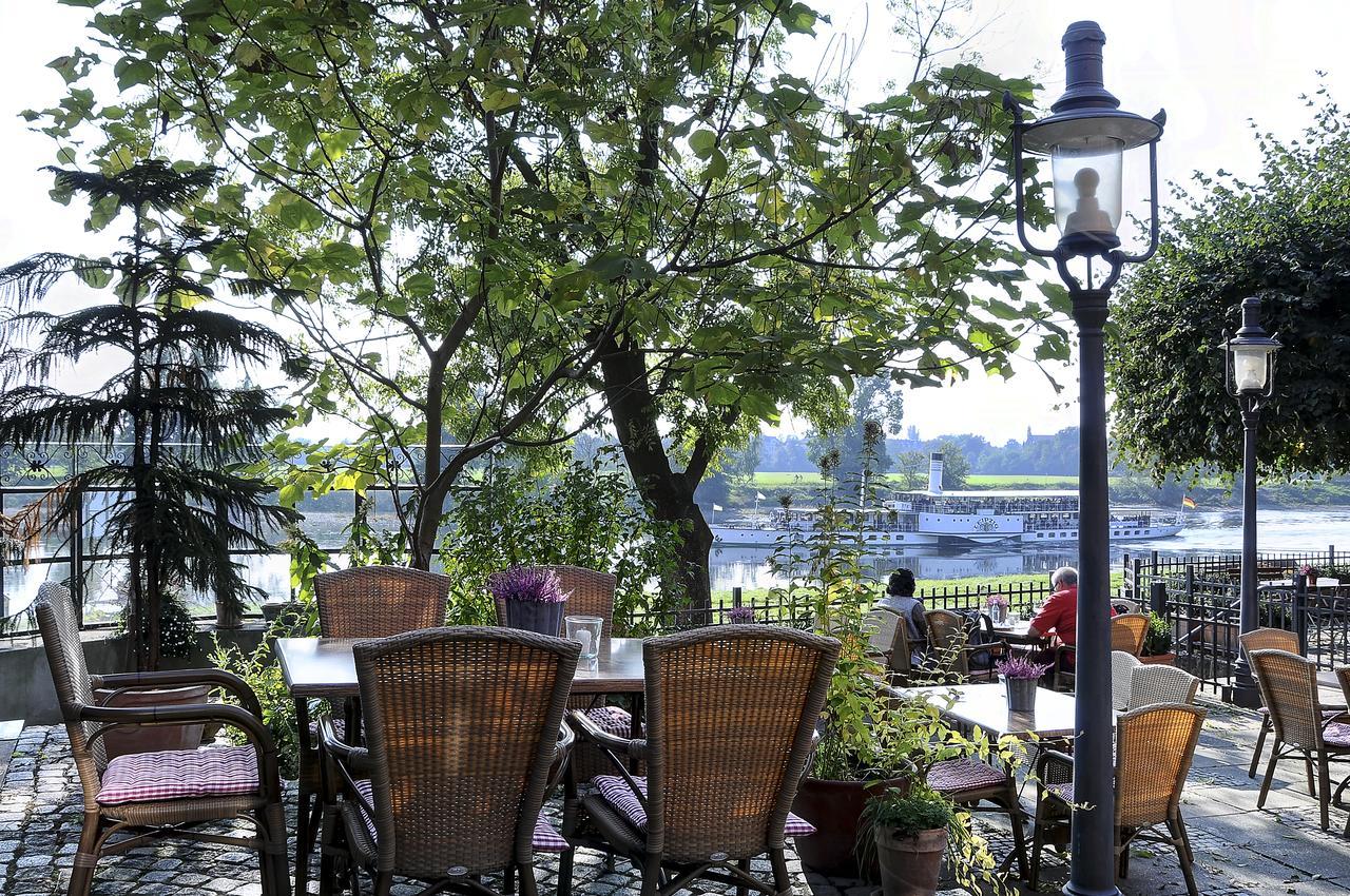 Elbterrasse Wachwitz Hotel Дрезден Екстериор снимка